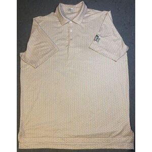 PETER MILLAR‎ summer comfort GOLF SHIRT Mens X-LARGE SPONSOR ""WOODEN FENCE""